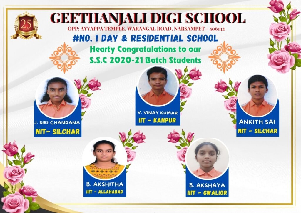 students selected for various study programs